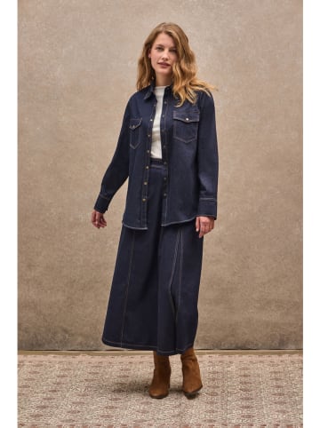 Jeanshemd - Relaxed fit -  in Dunkelblau