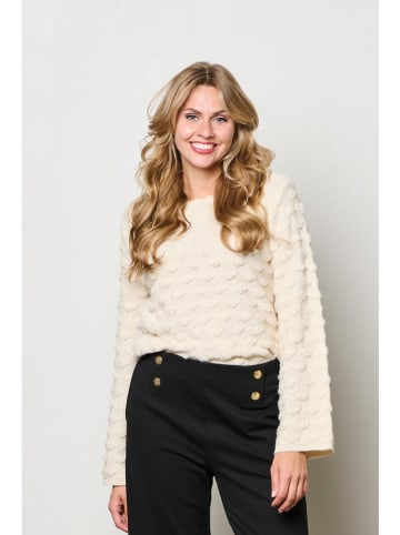 Sweter "Beliney" w kolorze beżowym