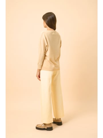 Kaschmir-Pullover "Rebecca" in Beige