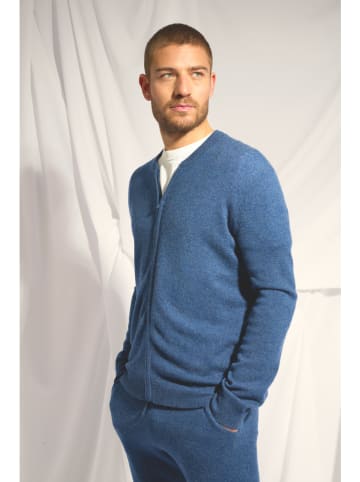 Kasjmieren vest "Polnoon" blauw