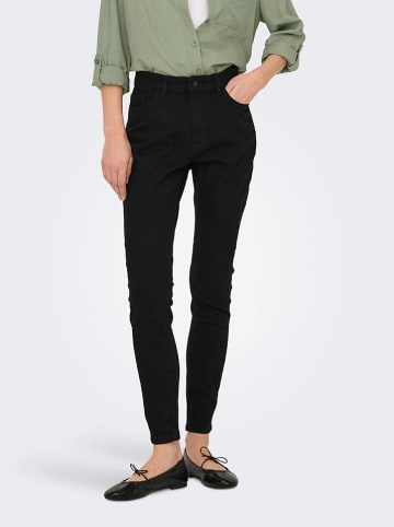 Dżinsy "Moon" - Skinny fit - w kolorze czarnym