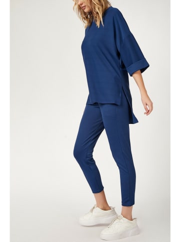 2-delige outfit donkerblauw