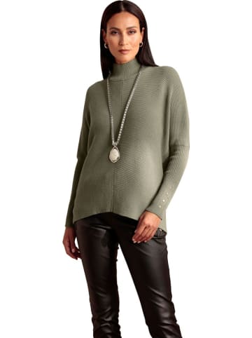 Sweter w kolorze khaki
