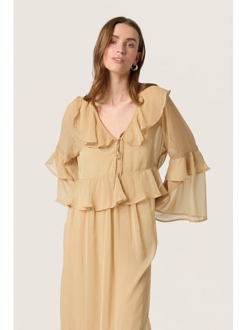 Kleid in Beige