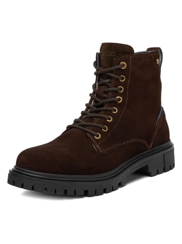 Leren winterboots bruin
