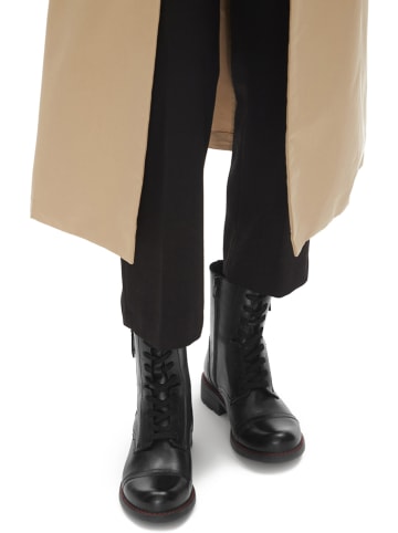 Leder-Boots in Schwarz