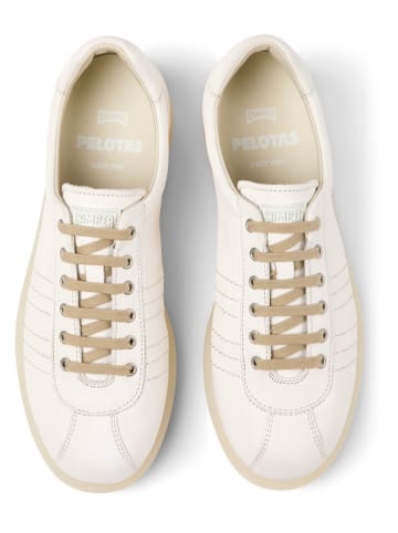 Skórzane sneakersy "Pelotas Ariel" w kolorze kremowym