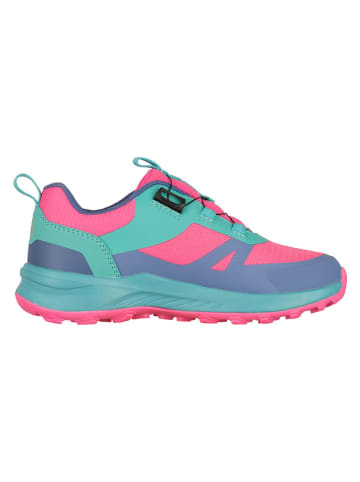 Buty turystyczne "Trollfjord Hiker Low XT" w kolorze jasnoróżowo-turkusowym