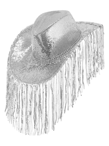 Hoed "Cowboy" zilverkleurig