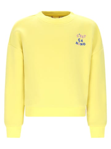 Sweatshirt "Konono" in Gelb