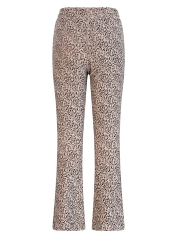 Broek "Sady" beige/zwart