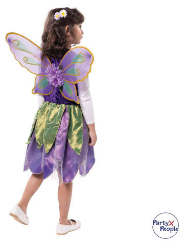 3-delig kostuum "Fee Violetta" paars