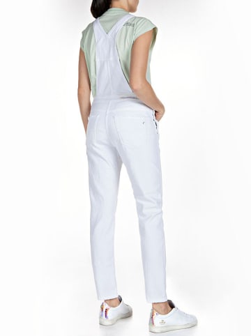 Jeanslatzhose wit