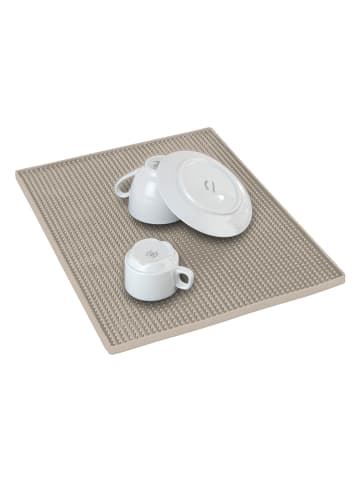 Abtropfmatte in Beige - (L)40 x (B)30 cm