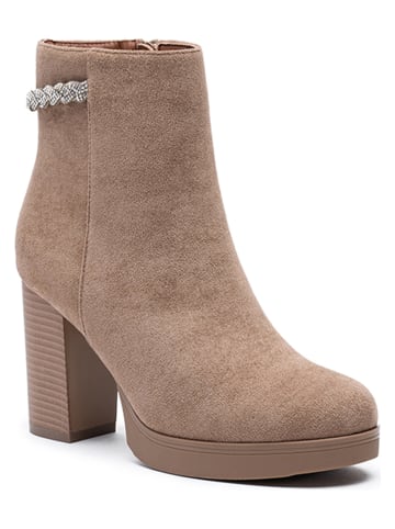 Enkellaarzen beige