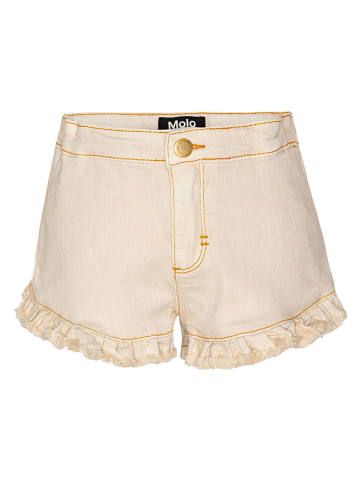 Jeans-Shorts in Beige