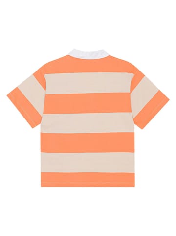 Poloshirt beige/oranje