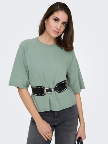 Sweter w kolorze zielonym