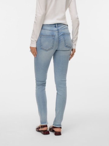 Dżinsy - Skinny fit - w kolorze błękitnym