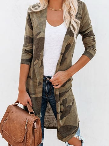 Cardigan in Khaki