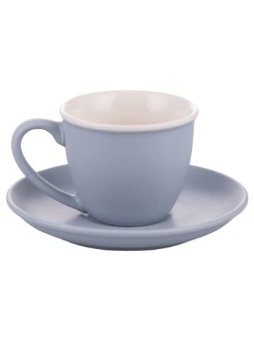 Filiżanki (6 szt.) "Forma" w kolorze błękitnym - 100 ml