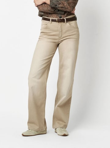 Jeans - Comfort fit - in Beige