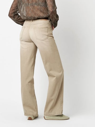 Jeans - Comfort fit - in Beige