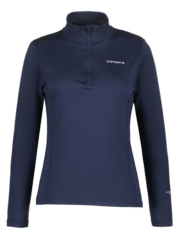 Functionele longsleeve "Ferndale" donkerblauw