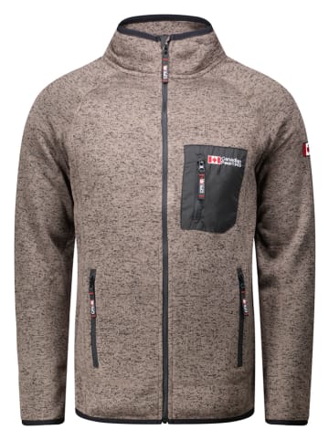 Fleece vest "Titleak" beige