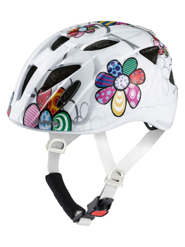 Kask rowerowy "Ximo Flash" w kolorze białym ze wzorem
