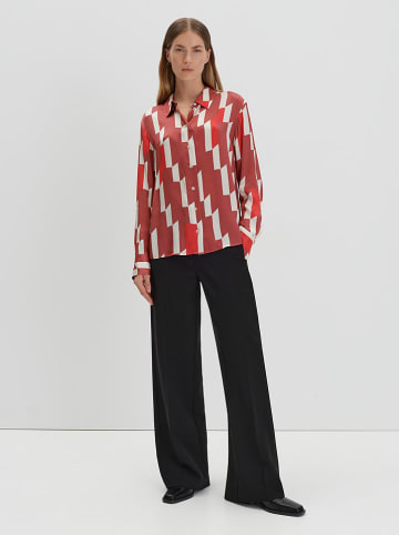 Blouse "Zinnova" rood/wit