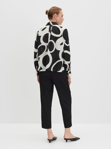 Blouse zwart/wit