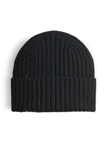 Czapka beanie "Bistella" w kolorze czarnym