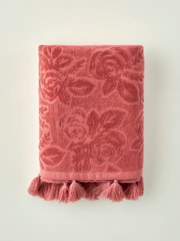 Gästehandtuch in Rosa - (L)50 x (B)30 cm
