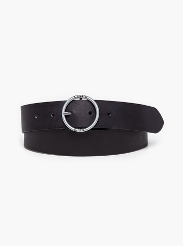 Leder-Gürtel in Schwarz
