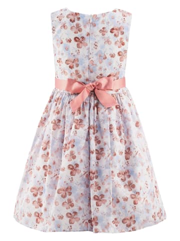 Kleid in Weiß/ Hellblau