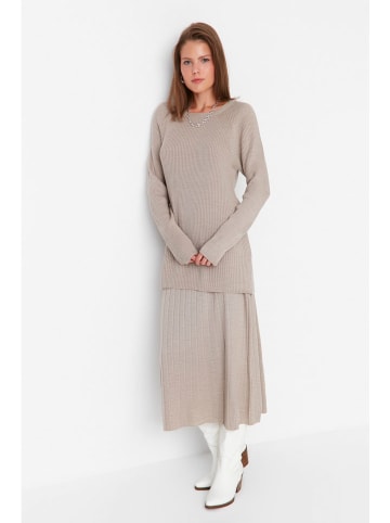 2-delige outfit grijs