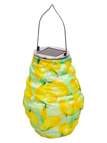 Ledsolarlamp ''Blatt & Blüte'' geel - (H)19 x Ø 14 cm