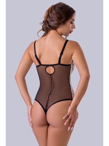 Body "Dolora" in Rosa/ Schwarz