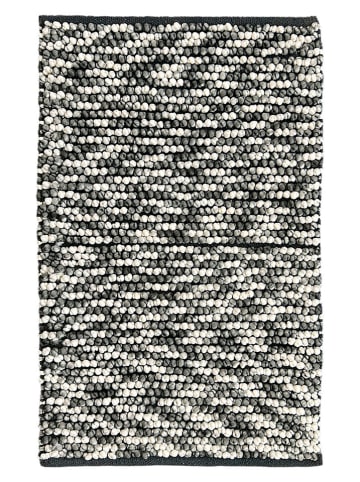 Badvorleger "Zola" in Anthrazit/ Weiß