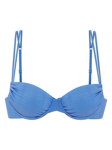 Biustonosz bikini w kolorze błękitnym