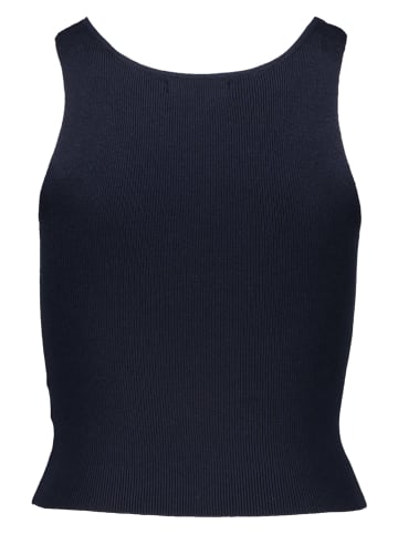 Top w kolorze granatowym