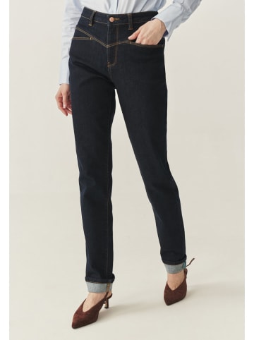 Dżinsy - Tapered fit - w kolorze granatowym