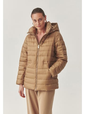 Steppjacke in Beige