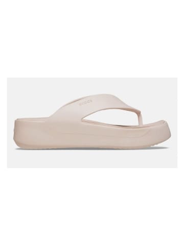 Zehentrenner "Getaway" in Creme