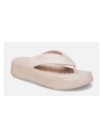 Zehentrenner "Getaway" in Creme