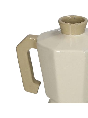 Vase ''Percolator'' in Creme - (B)17,5 x (H)25 x (T)11,5 cm