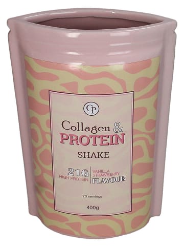 Vase ''Protein'' in Rosa - (B)16 x (H)22,5 x (T)8,5 cm