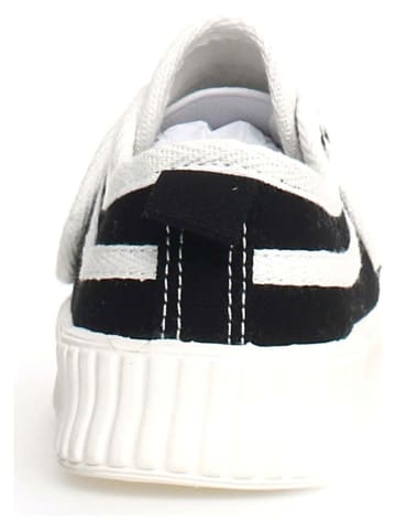 Sneakersy "Kily" w kolorze biało-czarnym