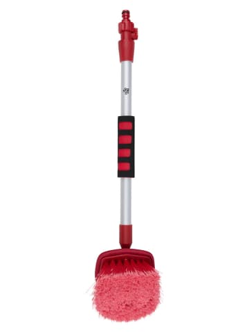 Szczotka w kolorze czerwonym do mycia samochodu - dł. 61 cm